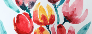 watercolor flowers