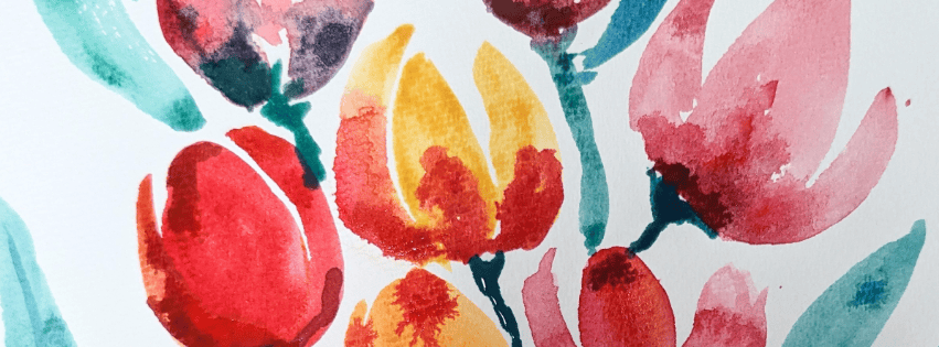 watercolor flowers
